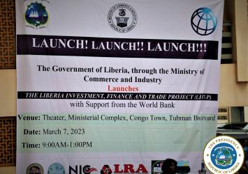 Liberia's President Launches Major Finance and Trade Project in Partnership with World Bank.