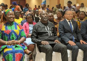 Liberia's President Launches Major Finance and Trade Project in Partnership with World Bank.